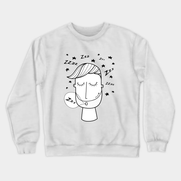 Zzzz zzzz Crewneck Sweatshirt by coclodesign